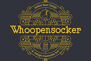 Whoopensocker - typewriter font, a Slab Serif Font by Amber Nest Design (Thumbnail 7 of 8)