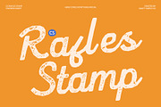 CS Rafles Stamp, a Script Font by Craft Supply Co. (Thumbnail 1 of 8)