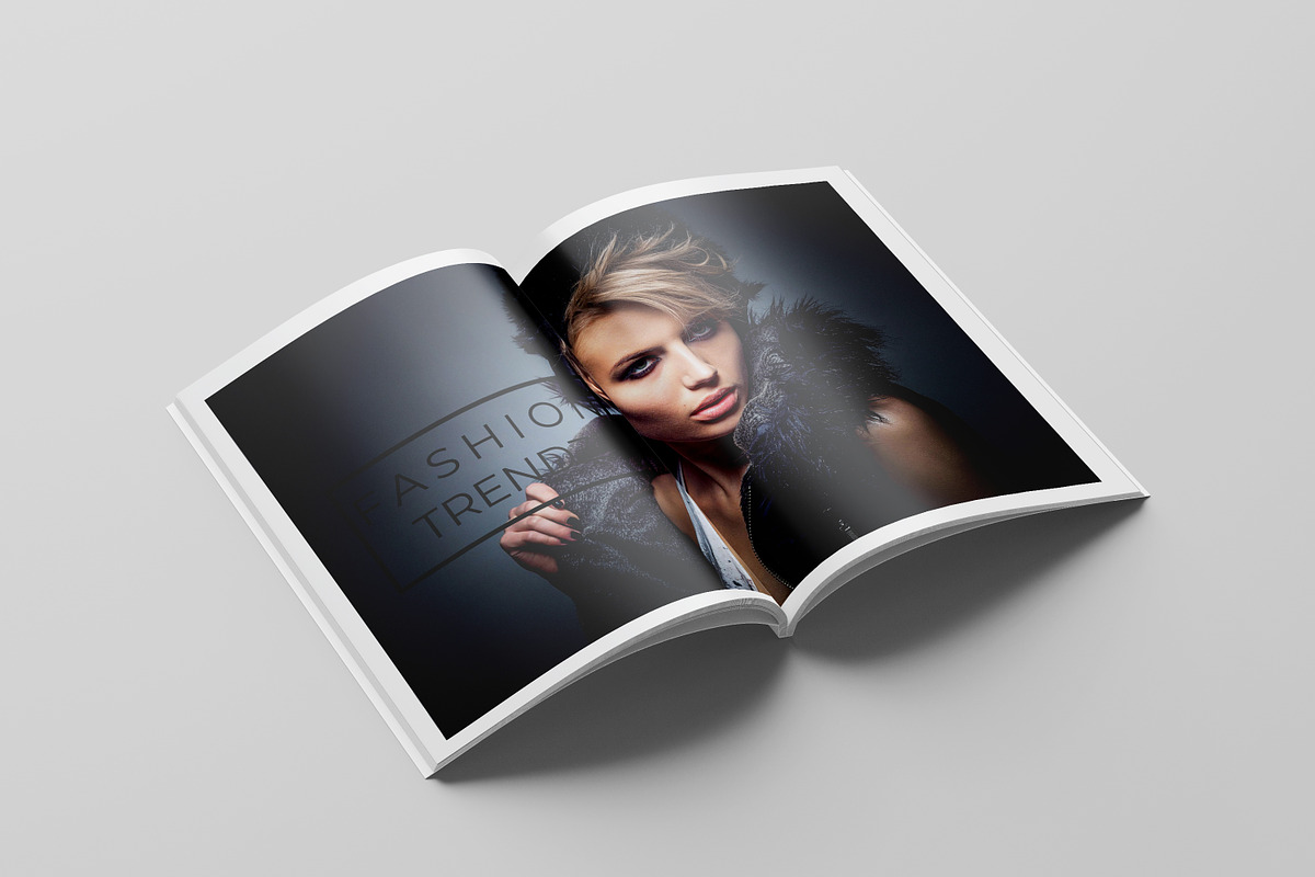 Minimal Fashion Magazine Template, a Magazine Template by retrographix (Photo 8 of 17)
