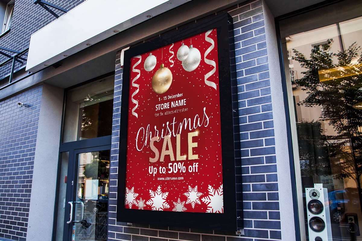 Christmas Sale Poster Template, a Flyer Template by ARg Design (Photo 4 of 4)
