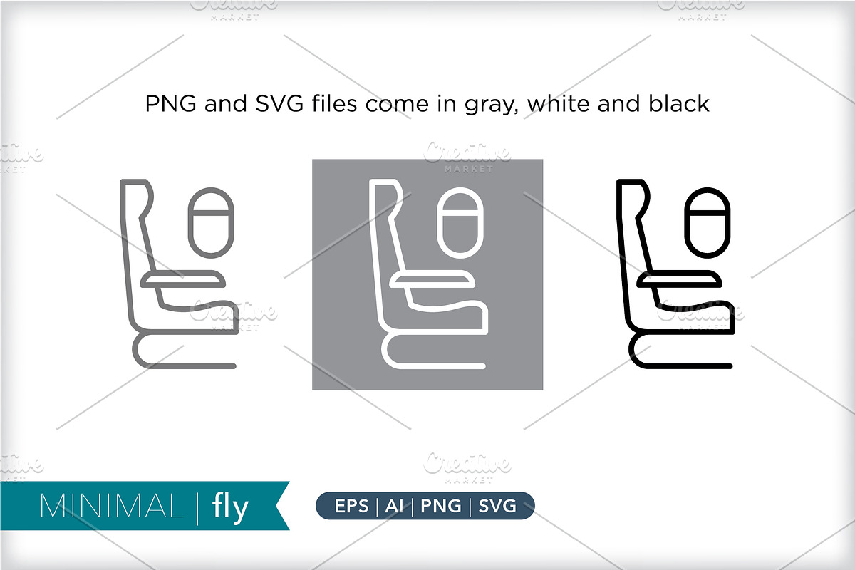 Minimal fly icons, an Outline Icon by Picture Window (Photo 2 of 5)