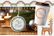 Cozy Christmas Watercolor Collection, a Seasonal Illustration by Nadya Saen Art (Thumbnail 9 of 11)