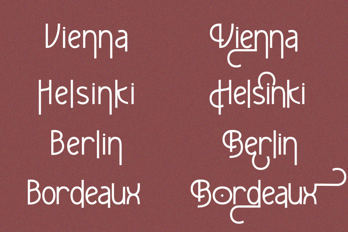 Gleams sans display, a Sans Serif Font by Alandya TypeFoundry (Photo 3 of 8)