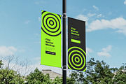 High Quality Flag Mockup, an Advertising Mockup by AKMAL STUDIO (Thumbnail 4 of 5)