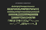 Late Neighbor Condensed Bold Sans, a Sans Serif Font by Struvictory.art (Thumbnail 5 of 9)