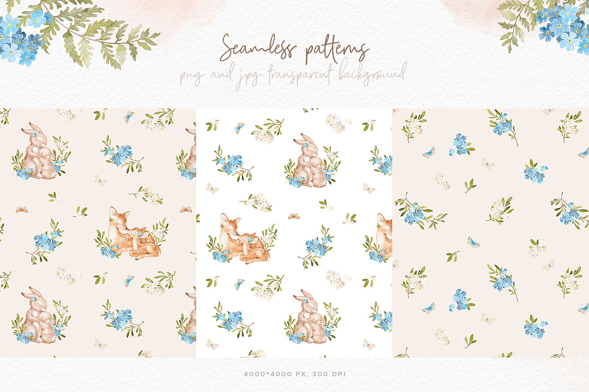Forest Love. Moms and Baby Animals, an Animal Illustration by Alamella (Photo 7 of 16)