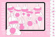 Procreate Adult NSFW Mature brushes, a Brush Add-On by Revabrush (Thumbnail 2 of 5)