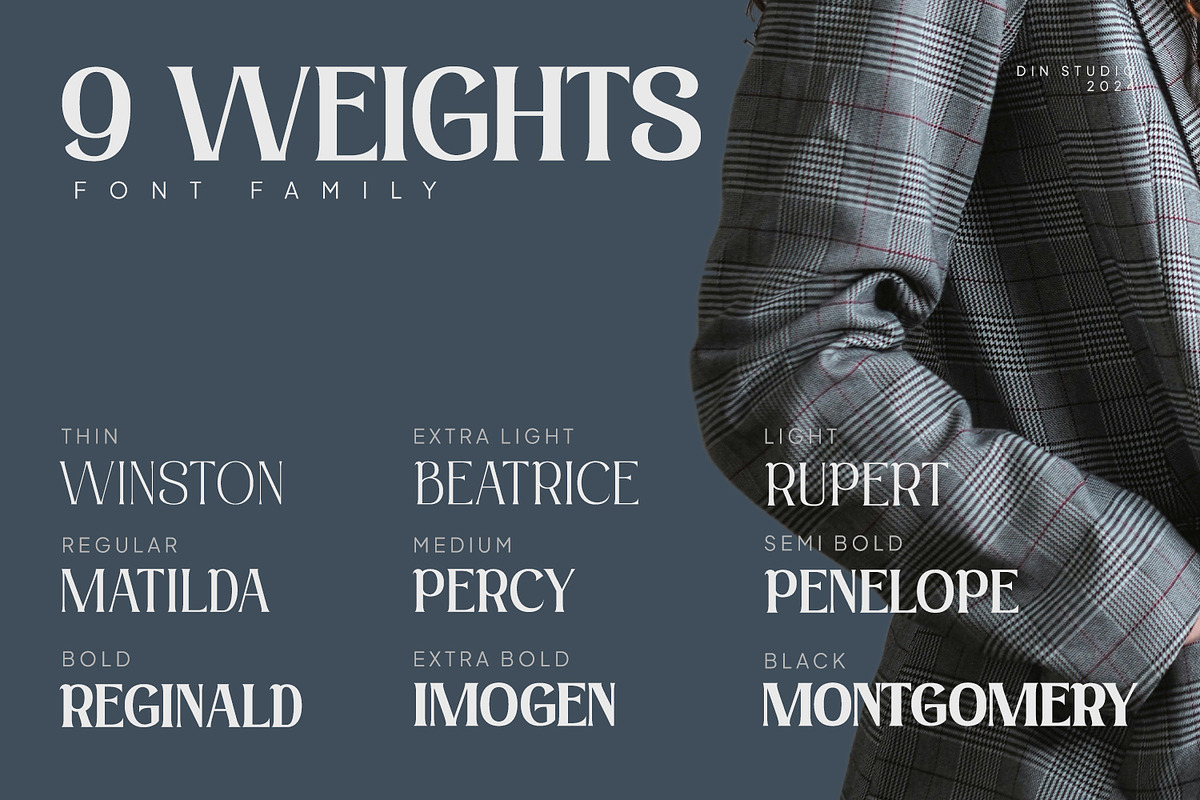 Sunset Heaven, a Serif Font by din-studio.com (Photo 9 of 15)