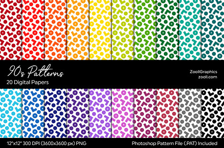 90's Digital Papers