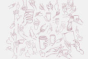Procreate Hand Stamps Brushes, a Brush Add-On by Procreate Market (Thumbnail 2 of 3)