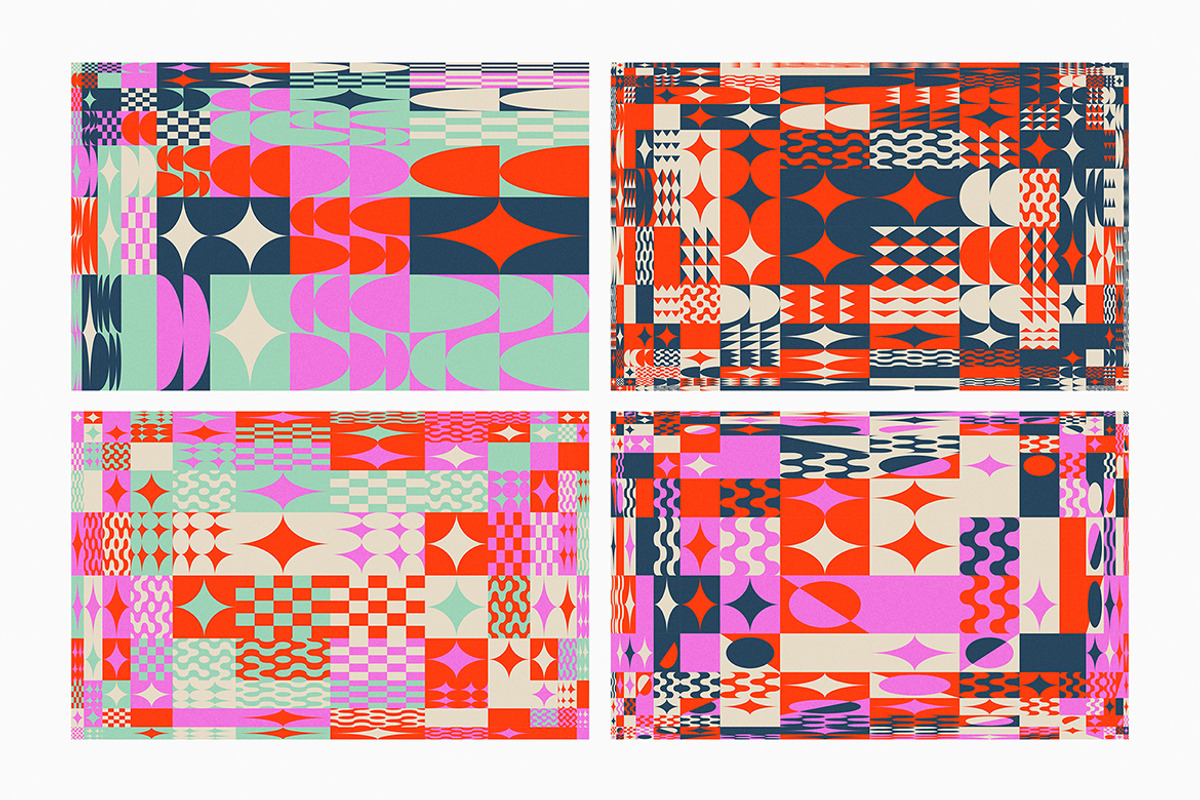Geometric Vector Backgrounds V04, a Background Graphic by dvtchk (Photo 4 of 6)