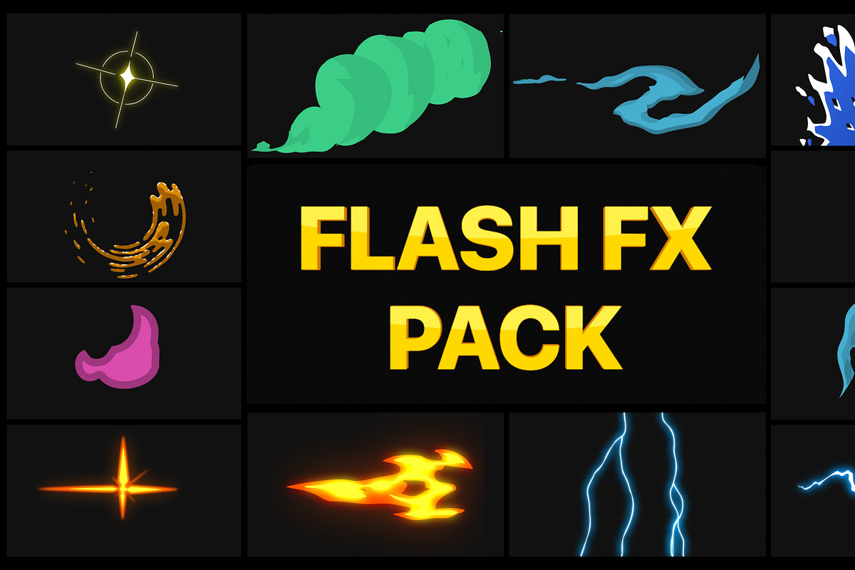 Flash FX Pack 09 | DaVinci Resolve, a Templates & Theme by FlashFXbox (Photo 1 of 2)