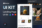 Restoo - Restaurant UI Kit, an UI Kit Template by hiddemaru (Thumbnail 1 of 8)