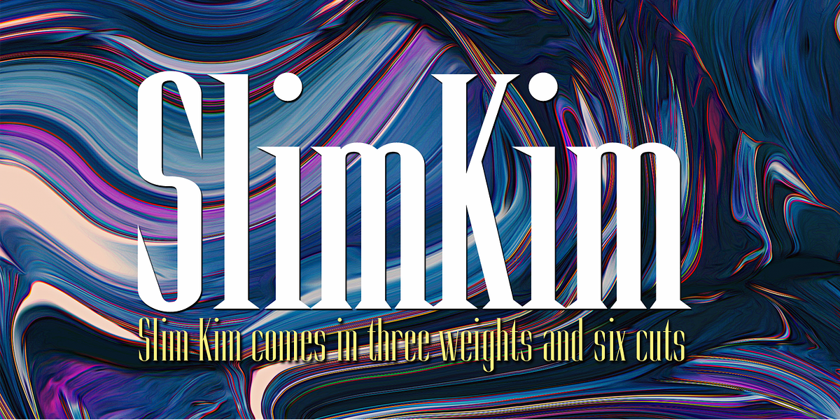 Slim Kim, a Serif Font by Wiescher-Design (Photo 1 of 2)