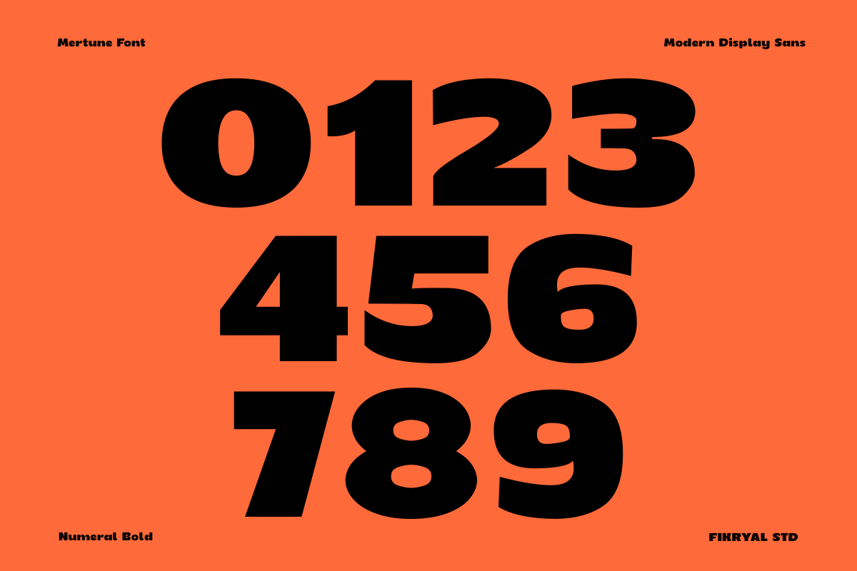 Mertune – Sans Serif Display Font, a Sans Serif Font by Fikryal Studio (Photo 9 of 15)