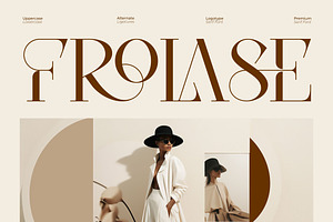 Frolase || Modern Minimalist Serif F, a Font by Ermedia Studio