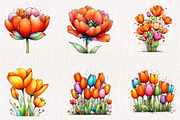 Spring Tulip Sublimation Bundle, an Illustration by CreationArt (Thumbnail 3 of 7)