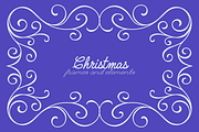 Vector Christmas Flourish Frames, an Object Graphic by venimo (Thumbnail 5 of 13)