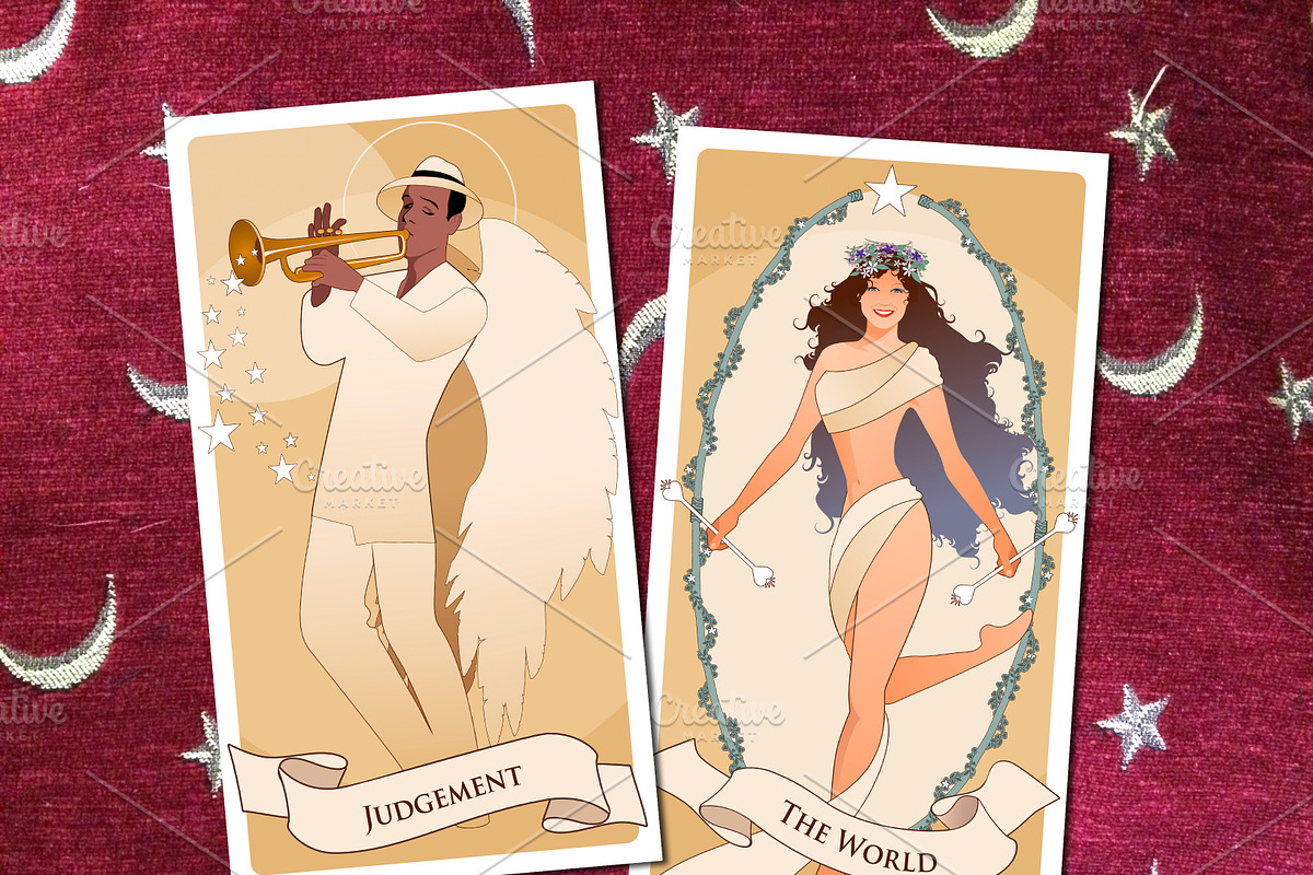 All Major Arcana Tarot Cards, an Illustration by La Inspiratriz (Photo 7 of 7)