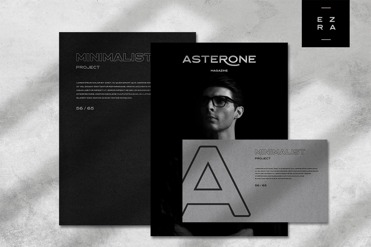 Asterone - Modern Font Family preview 3