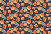 Peachy Seamless Pattern, a Pattern Graphic by Painted Puffin Creative (Thumbnail 3 of 3)