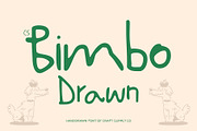 CS Bimbo Drawn, a Sans Serif Font by Craft Supply Co. (Thumbnail 1 of 8)