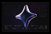 Chromatic Glass 3D Shapes Pack, an Object Graphic by Samolevsky (Thumbnail 26 of 30)