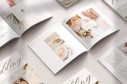 Wedding Portfolio Lookbook, a Magazine Template by Creatif Foundry