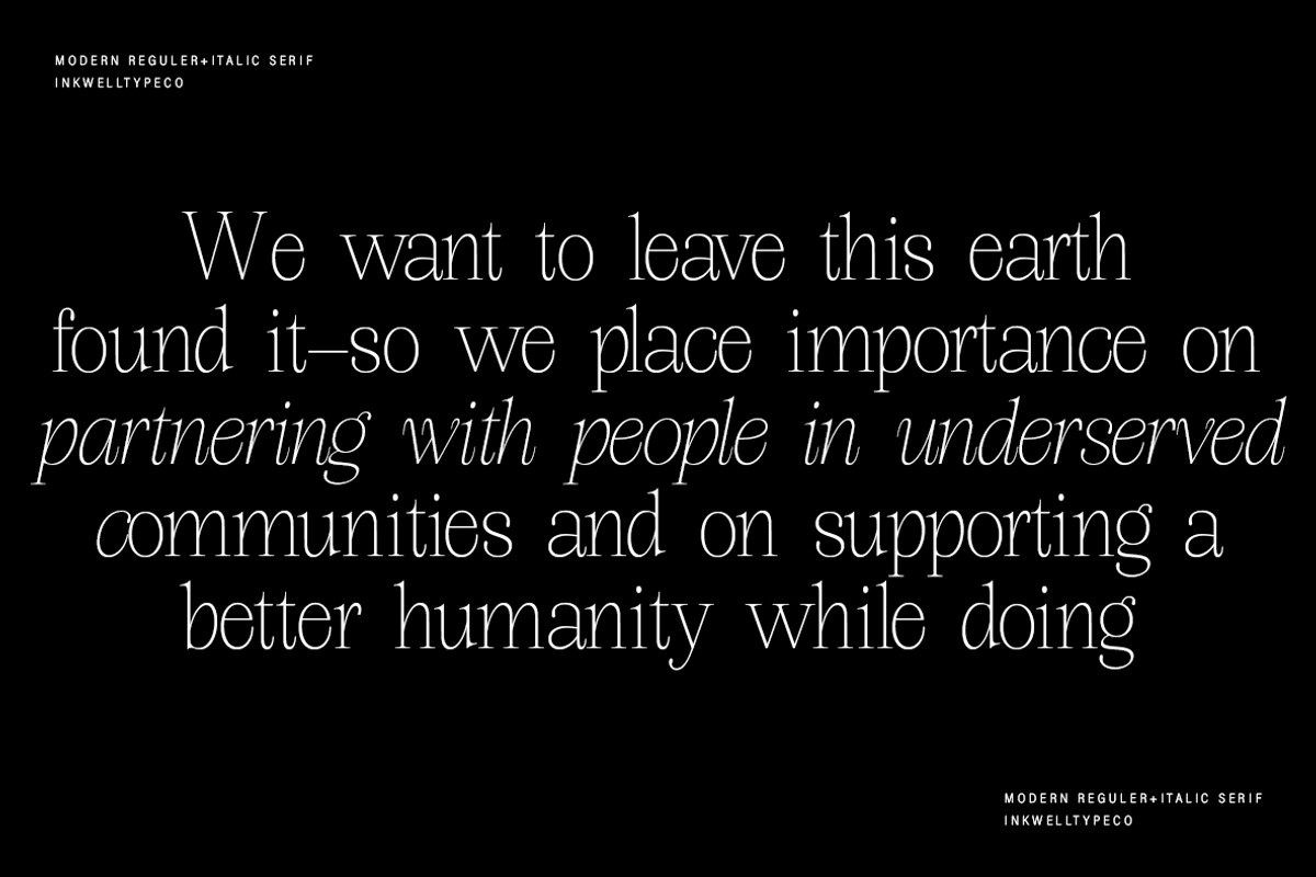 hoto serif display, a Serif Font by InkwellTypeCo (Photo 5 of 9)