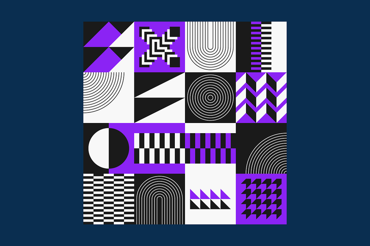 Seamless Geometric Patterns Bundle, a Pattern Graphic by Neo Geo (Photo 6 of 9)