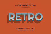Retro Editable Text Effect, an Action Add-On by Photoshop Action (Thumbnail 8 of 10)