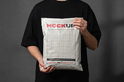 Poly Mailer Plastic Bag Mockups, a Packaging Mockup by Luuqas Design (Thumbnail 3 of 3)