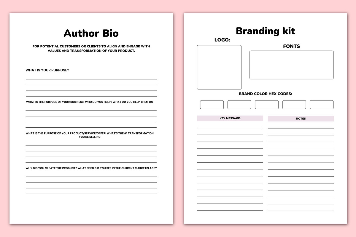 Editable Website Planner Canva