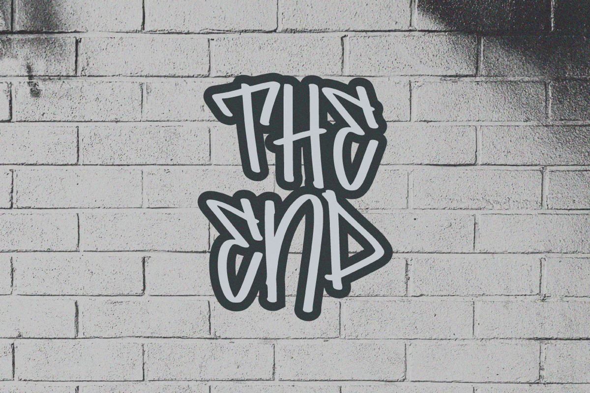Circle Around - Graffiti Font, a Handwritten Font by tebaltipislab (Photo 9 of 9)