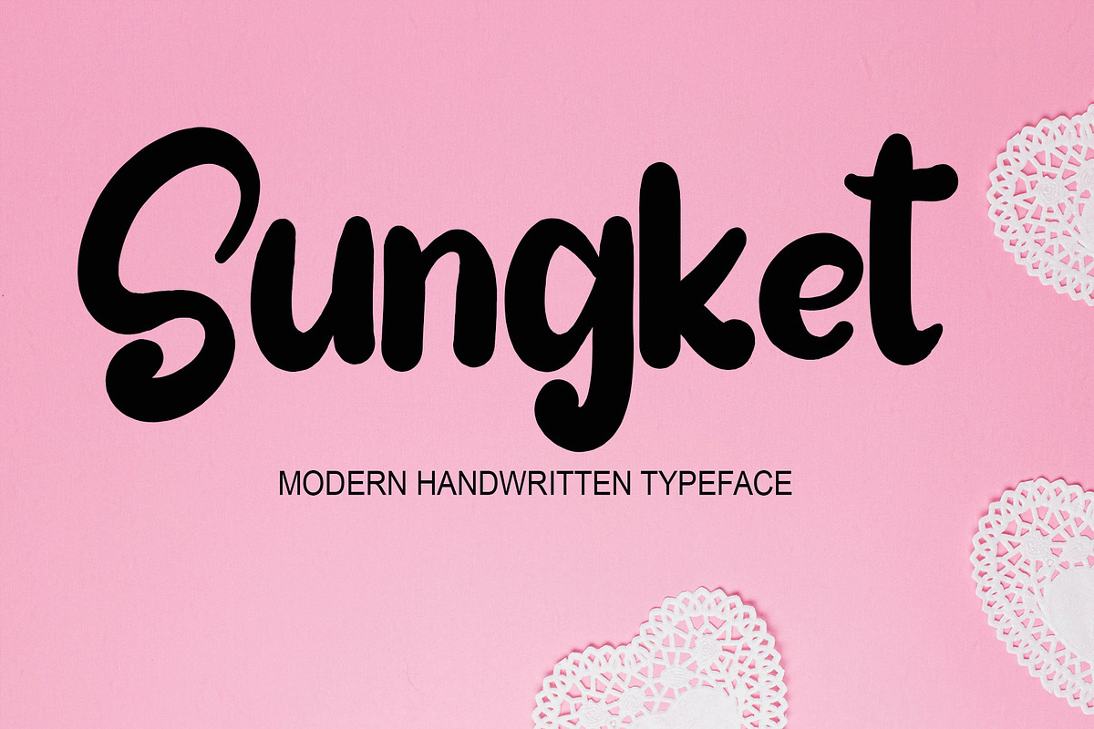 Sungket, a Script Font by Canden Meutuah (Photo 1 of 6)