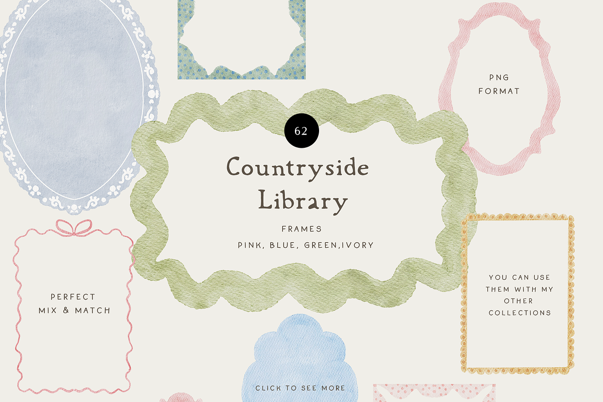 Countryside Pastel Spring Background, a Background Graphic by Grace Noboa Illustrations (Photo 7 of 15)