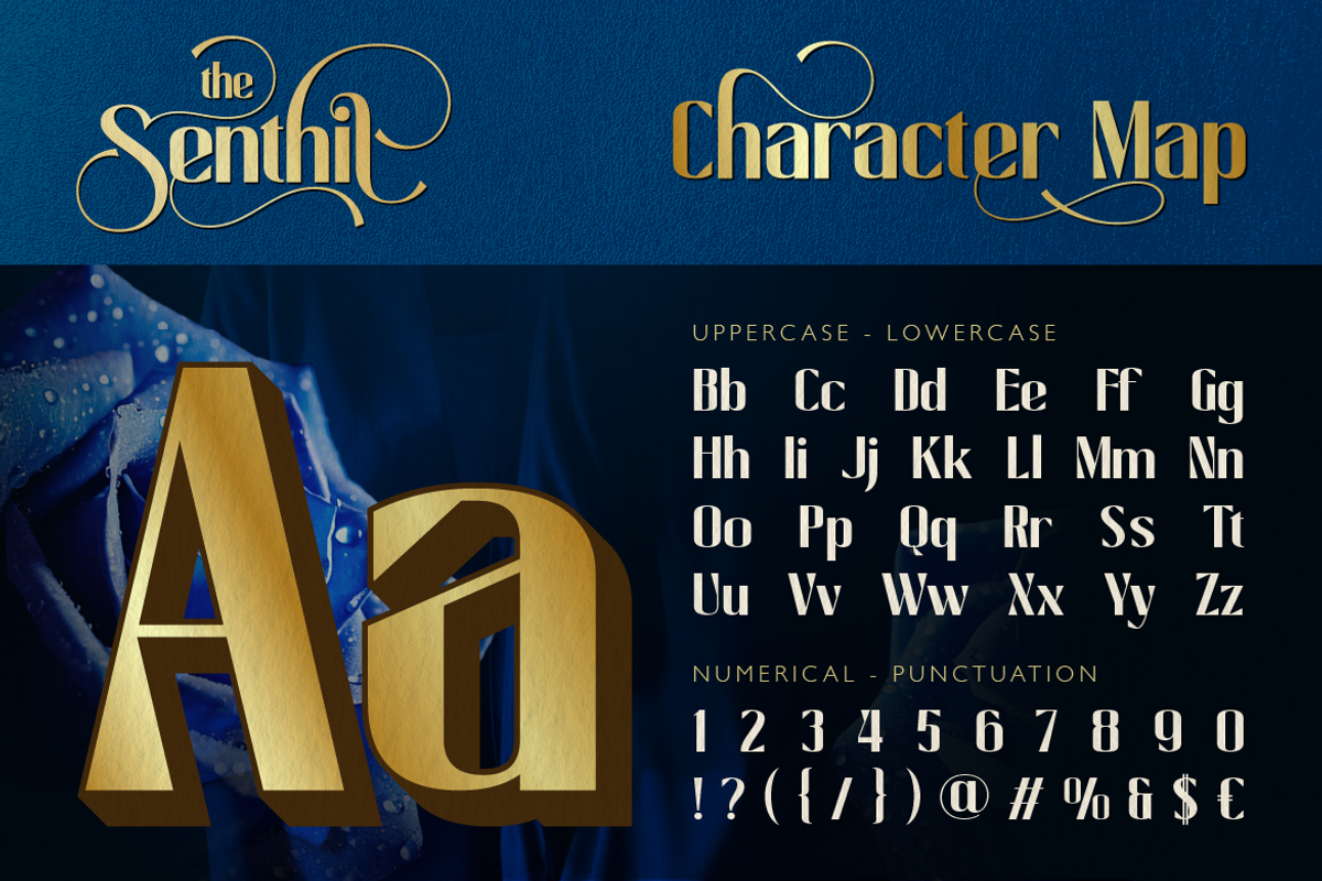 Senthil, a Sans Serif Font by Burntilldead (Photo 2 of 11)