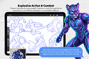 Furry Base Procreate Stamps, a Brush Add-On by Selentaori Studio (Thumbnail 4 of 17)