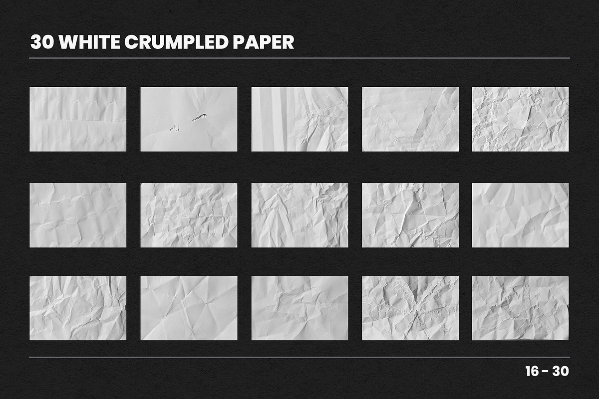 Crumpled Paper Textures, a Texture Graphic by Gravito (Photo 4 of 7)