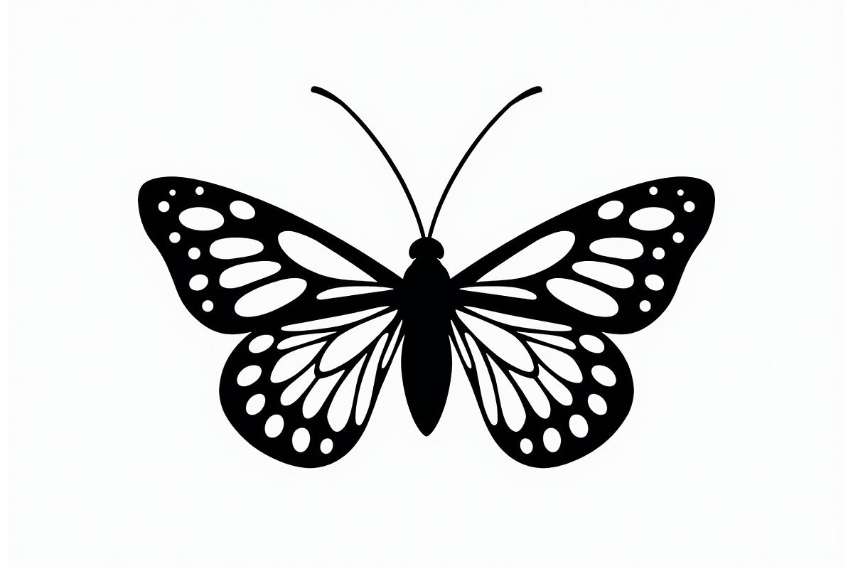 butterfly laser cut design, an Illustration by Designer_Momina (Photo 3 of 13)