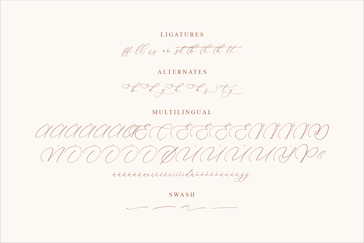 Madyntha Geradine Chic Calligraphy, a Script Font by Storytype Studio (Photo 14 of 15)