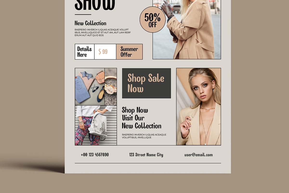 Fashion Flyer Template preview 5