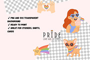 LGBT Pride Clipart, a Person Illustration by Bielousova Art (Thumbnail 3 of 8)