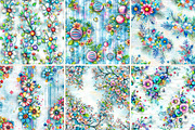 Whimsical Spring Seamless Patterns, a Pattern Graphic by Digital Artistic99 (Thumbnail 2 of 8)