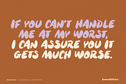 Monkey Brush, a Handwritten Font by Komet & Flicker (Thumbnail 12 of 15)
