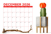 2026 Square 12x12 Color Calendar, a Stationery Template by Running With Foxes (Thumbnail 6 of 6)