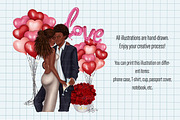 African American couple clipart, a Graphic by Illustrator Space (Thumbnail 7 of 8)