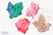 Natural Gemstones Watercolor, an Illustration by Gaynor Carradice Designs (Thumbnail 3 of 4)