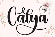 Calya | Script Font, a Handwritten Font by Scratchones (Thumbnail 1 of 9)