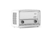 Antique Radio, an Object 3D Model by CGAxis (Thumbnail 2 of 6)